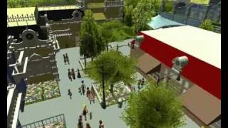 preview picture of video 'Rct3 Seven Towers Amusement Park'