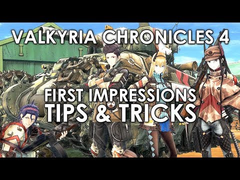Valkyria Chronicles 4 First Impressions (Tips and Tricks) Beginners