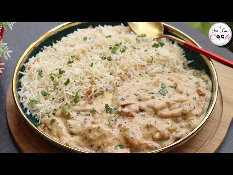 I tried @DipikaKiDuniya Recipe 😱 Garlic Rice with White Sauce Chicken