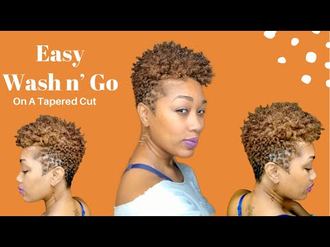 Wash n Go for Tapered Cut | Adell's Natural Hair Salon