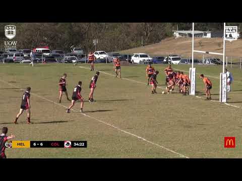 2019 IDRL Under 18s Round 6 Highlights - Helensburgh Tigers vs Collegians