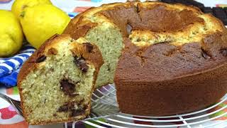 BIZCOCHO DE LIMÓN Y CHOCOLATE, Fácil y Esponjoso🍋🍫LEMON AND CHOCOLATE SPONGE CAKE
