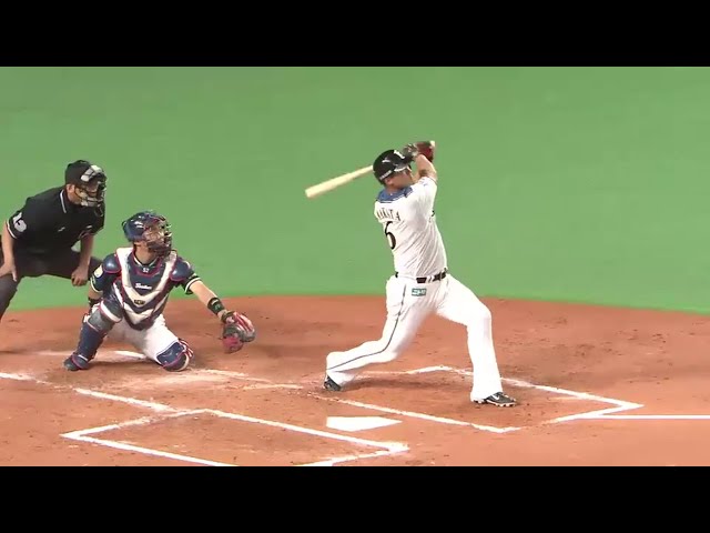 【1回裏】ファイターズ・中田が見せた4番の意地!! 今季9号3ランで先制!! 2016/6/1 F-S
