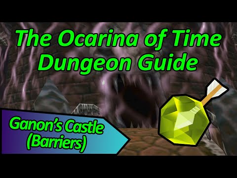 Ganon's Castle Walkthrough Part 1 (Barriers) - The Legend of Zelda: Ocarina of Time Dungeon Guide