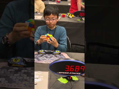 15 second solve at cubing competition