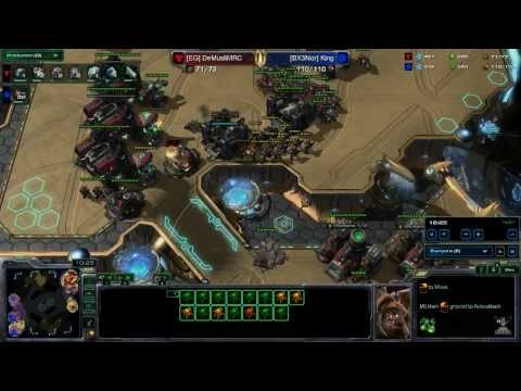 SeKo Starcraft - EG DeMuslim vs King - Punishing the Greedy - SC2 HOTS Replay