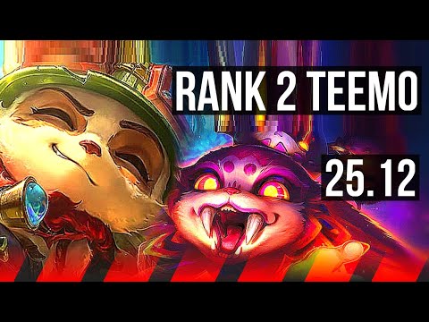 TEEMO vs GNAR (TOP) | Rank 2 Teemo | VN Challenger | 25.12