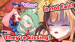 Gigi got Jealous when Cecilia and Liz start Kissing each other again (Hololive)