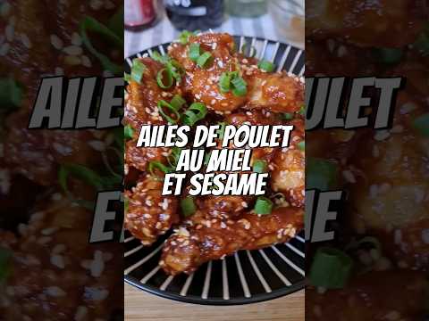 Recette Poulet croustillant au miel et au sésame