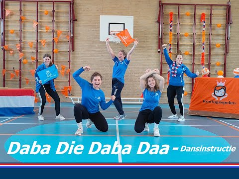 Koningsspelen - Dansinstructie 2024 - Daba Die Daba Daa - MAKKELIJKE VERSIE