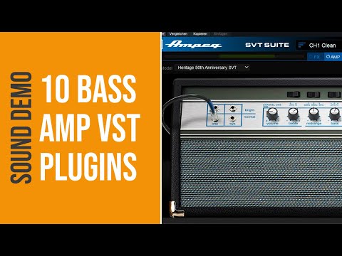 10 Bass Amp VST Plugins You Should Know - Sound Demo (no talking)
