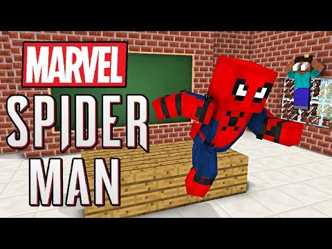 SPIDERMAN VISITS MONSTER SCHOOL | Platabush Animation