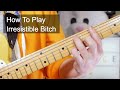 'Irresistible Bitch' Prince Guitar Lesson