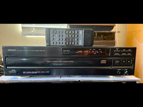 Denon DCM-350 5 Disc CD Player Changer w/ Remote; Tested SEE VIDEO image 11