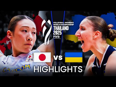 JAPAN 🇯🇵 vs UKRAINE 🇺🇦 | Highlights | Women's Volleyball World Championship 2025