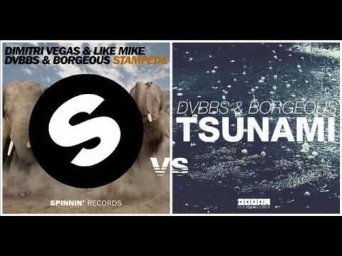 Dimitri Vegas & Like Mike vs DVBBS & Borgeous - Stampede VS Tsunami DJ CREMS