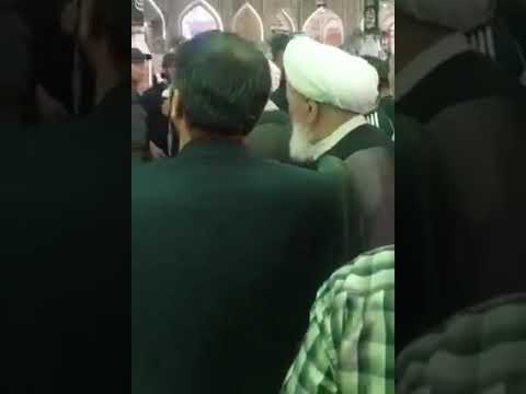 ⁣المرجع الديني الكبير الشَّيخ إسحاق الفياض «دام ظلّه»مرقد أمير المؤمنين علي 