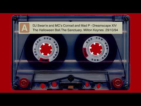 DJ Swan'e with MC's Conrad and Mad P. Dreamscape XIV - The Halloween Ball at the Sanctuary 29/10/94