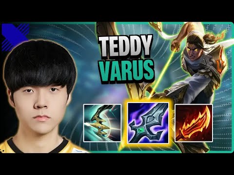 DRX Teddy BOTTOM Varus vs Jhin | 15.9