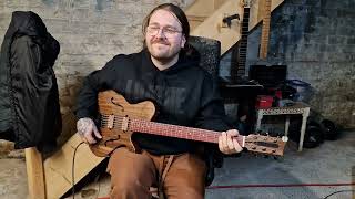 Video thumbnail for Erik Bickerstaffe - Orpheus Bass VI - Dance On My Skin (25/03/2024) @Loatheasone by Lothario Guitars