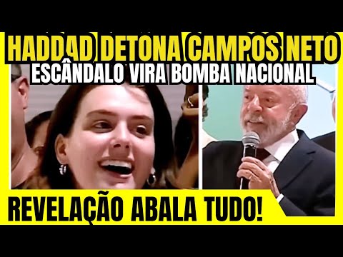 CLIMÃO NO SBT NEWS: HADDAD DETONA CAMPOS NETO E ESCÂNDALO DO BANCO MASTER  VEM À TONA!