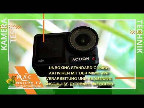 DJI Osmo Action 4 - Erste Schritte rund um diese Kamera