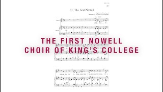 The First Nowell (David Willcocks) - Score Animation