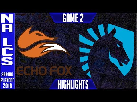 FOX vs TL Highlights G2 Playoffs | NA LCS Semi Final Spring 2018 | Echo Fox vs Team Liquid Game 2