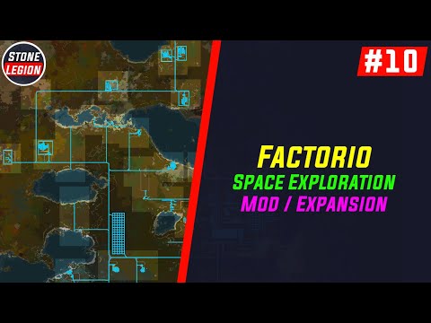 Factorio - Space Exploration - Part 10 - Train Outposts for Coal, Copper & Iron