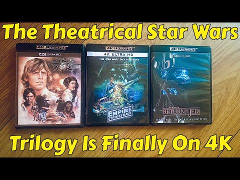 The Theatrical Star Wars Trilogy Is Finally On 4K!