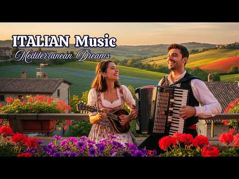 Vintage Italy 🎶 | Romantic Mandolin, Accordion & Guitar – Old Italian Instrumental Music ☀️
