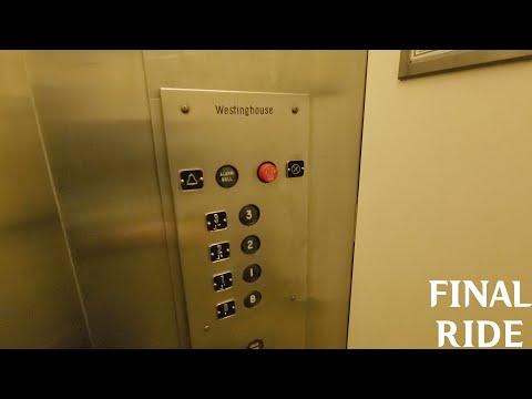 FINAL RIDE: 1960's Westinghouse Traction Elevator at UW Loew Hall - Seattle WA