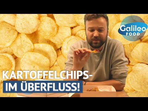 NUR Chips essen?! Chips-Overload im ersten Chips-Restaurant der Welt! | Galileo Food