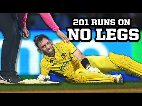 Glenn Maxwell delivers greatest batting performance ever with no legs, a breakdown