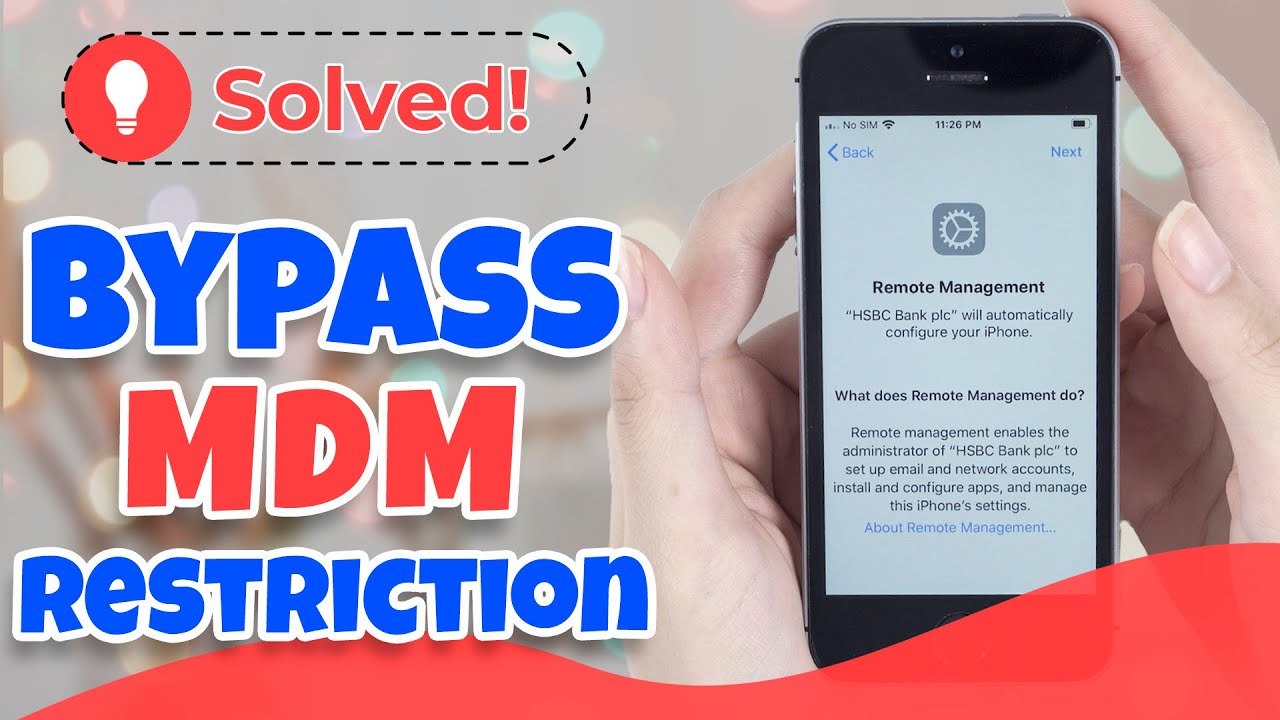 come bypassare o rimuovere MDM da iPhone/iPad iOS senza password