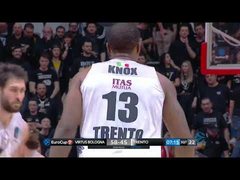 Highlights I  7DAYS EuroCup, T16 Round 4 - Segafredo Virtus Bologna vs Dolomiti Energia Trento