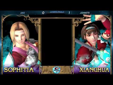 [Soul Calibur 2] Ako (Xianghua, Sophitia, Cassandra) vs Jonnitti (Xianghua) Losers Finals