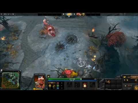 Dota 2 Howto Jungle 6.88 - Troll Warlord 5 mins Helm of Dominator - Dire Guide