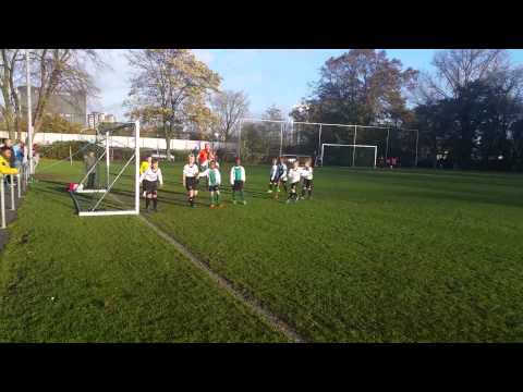 Overmaas F1 tegen SHO F1 op 8 november 2014