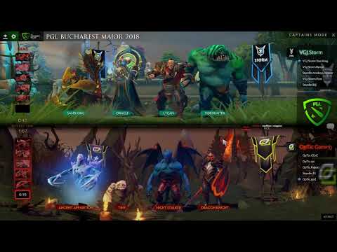 Dota 2 || VGJ Storm vs OpTic|| Game 1|| The Bucharest Major NA Qualifier