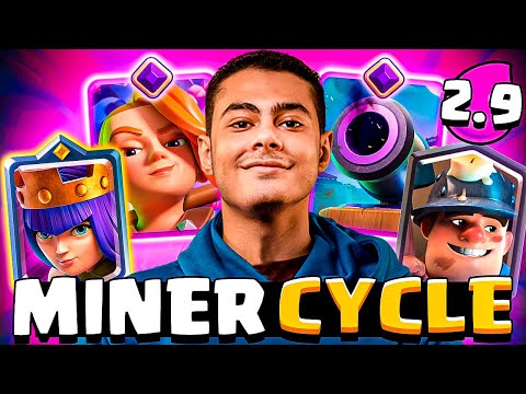 Top Ladder Push with NEW 2.9 Miner Cycle Deck