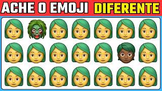 🏆🏆🏆VOCÊ CONSEGUE ACHAR O EMOJI DIFERENTE Só Os Mais Rapidos Acertam QUIZ DE EMOJIS