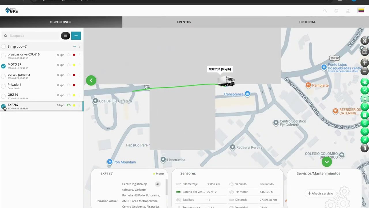 Cómo visualizar un recorrido o historial