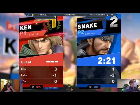 BOWU x SSBE #23 - Grand Finals - Smirk (Ken) vs Chronos (Snake)