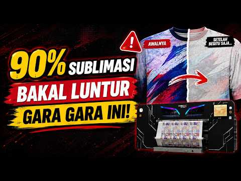 HAL SEPELE INI BISA BIKIN HASIL SUBLIM KALIAN RUSAK!