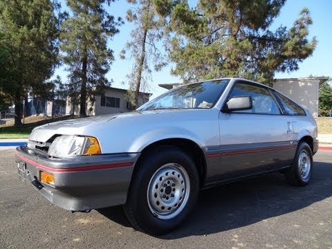 Honda CRX Civic HF High MPG Hatchback Coupe 1.5L Start Up & Test Drive 1 Owner Video Review
