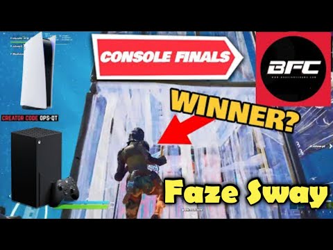 FAZE SWAY *PLAYS* THE BFC TOURNAMENT ON CONSOLE WITH INSANE MECHANICS! - CONSOLE BFC TOURNAMENT