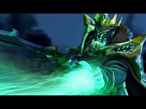 Wraith King Safe Lane Gameplay - Patch 7.25b (Dota 2 Gameplay)
