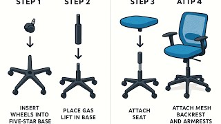 DIY: How to Assemble an Office Chair – Easy Step-by-Step Guide (Beginner Friendly)