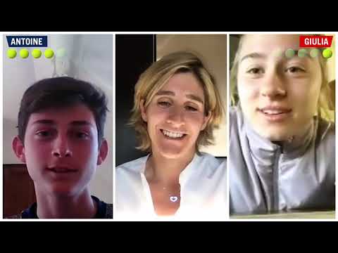 Quiz Home Tennis Antoine Ghibaudo  vs Giulia Morlet #TeamJeunesTalents